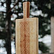 Деревянная / разделочная / сервировочная доска "Wizwood". Разделочные доски. Карина Магомедова (wizwood). Ярмарка Мастеров.  Фото №5