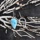 Заказать Серьги с ларимаром "New age". Karma-jewelry. Ярмарка Мастеров. . Серьги классические Фото №3