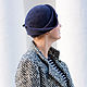 Hat Cloche Black sea. Hats1. EDIS | дизайнерские шляпы Наталии Эдис. Online shopping on My Livemaster.  Фото №2