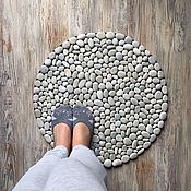 Для дома и интерьера handmade. Livemaster - original item A Mat of pebbles 