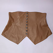 CORSET made of genuine leather