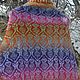 Knitted shawl 'Thistle', handmade gift. Shawls. DominikaSamara. Online shopping on My Livemaster.  Фото №2