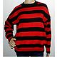 Kurt Cobain Striped Knitted Oversize Sweater, Sweaters, Moscow,  Фото №1