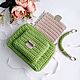 Сумка портфель из трикотажной пряжи. Классическая сумка. Al_bi_bags. Ярмарка Мастеров.  Фото №6