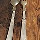 Заказать Винтаж: Старинный антикварный набор для сервировки, Франция. Brocante chez Alla. Ярмарка Мастеров. . Столовые приборы винтажные Фото №3