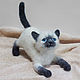 Siamese kitten Rudik. felted toy made of wool. Felted Toy. Natalya Gorshkova Cute toys felting. Online shopping on My Livemaster.  Фото №2