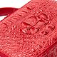 Сумка женская из кожи крокодила IMA0707R1. Классическая сумка. CrocShop товары из экзотической кожи. Ярмарка Мастеров.  Фото №4