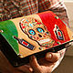 Leather wallet ' Mexican holiday'. Wallets. schwanzchen. My Livemaster. Фото №5
