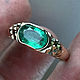 Men's Gold Ring with Emerald (1,89ct) Handmade Ring. Rings. Bauroom - vedic jewelry & gemstones (bauroom). My Livemaster. Фото №6