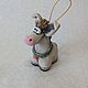 Donkey ceramic bell. Bells. FunIdea. My Livemaster. Фото №5