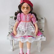 Куклы и игрушки handmade. Livemaster - original item Interior textile doll in sculptural technique. Handmade.