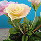 Primula-primrose from polymer clay. Composition. Marina Zhadan. My Livemaster. Фото №4