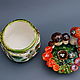 Porcelain casket with decor 'lesnaya polyana'. Box. Mila. My Livemaster. Фото №6