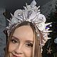 Белая корона русалки с морским коньком. Корона. Fomina Flowers. Ярмарка Мастеров.  Фото №9