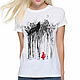 Cotton T-shirt 'Little Red Riding Hood', T-shirts, Moscow,  Фото №1