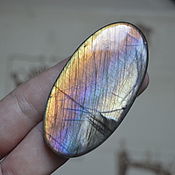 Материалы для творчества handmade. Livemaster - original item Spectrolite, cabochon 62 X 31 X 7. Handmade.