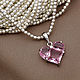 Подвеска "Сердце" 19мм (52 092-3). Подвески. Родий (rhodium). Ярмарка Мастеров.  Фото №6