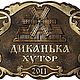 Заказать Художественные литые вывески из металла. Нome address. Ярмарка Мастеров. . Таблички Фото №3