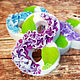 Eight with Lilac Handmade Soap Set Flowers Gift March 8, Soap, Moscow,  Фото №1