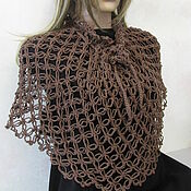 Аксессуары handmade. Livemaster - original item Cape - mesh, cotton, as a gift.. Handmade.