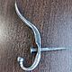 Forged hook with forged nail. Clothes Hangers and Hooks. askalonkovka (askalonkovka). My Livemaster. Фото №5