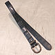 Alligator belt with an author's buckle. Straps. roman-bushuev (bags-bush). My Livemaster. Фото №6