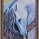 Картина Голубая лошадь, Картины, Ангарск,  Фото №1