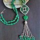 Necklace with agate and jade. Necklace. ELENA KARPOVA KB. My Livemaster. Фото №4