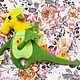 Дракон.Забавный Дракошка Гошка.Игрушка подушка. Игрушки. Галина (PRIMAVERA) (Alinka-7980). Ярмарка Мастеров.  Фото №5