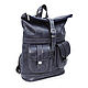 Backpack female leather blue Verdes Mod R32-661. Backpacks. Natalia Kalinovskaya. Online shopping on My Livemaster.  Фото №2