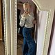 Винтаж: Люкс. Бомбер из льна и шёлка! 100% natural. Ветровки винтажные. Любимый Сундучок/vintage/Favorite (tvsyndychok). Ярмарка Мастеров.  Фото №4
