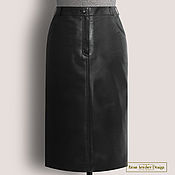 Одежда handmade. Livemaster - original item Ameliana skirt made of genuine leather/suede (any color). Handmade.