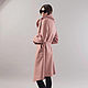 Pale Pink Wool blend Coat/Winter Cape Coat/Cashmere Wool Coat/F1743f. Coats. Flo Atelier. Online shopping on My Livemaster.  Фото №2