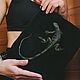 Авторская сумка "Игуана" из натуральной замши. Сумка через плечо. NEW&W. Ярмарка Мастеров.  Фото №5