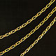 Chain art.5-45, brass with gold plating, South Korea. Chains. GemArt. Online shopping on My Livemaster.  Фото №2
