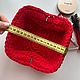 Косметичка вязаная из трикотажной пряжи с фермуаром. Сумка с фермуаром. RORO BAGS. Интернет-магазин Ярмарка Мастеров.  Фото №2