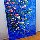 'Flowers in blue ' oil. The author's picture. Pictures. Anji's favourite pictures (anzhela-a). My Livemaster. Фото №5