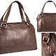 Order Bag genuine leather brown. Italy, brand. Butichok from N.. Livemaster. . Vintage bags Фото №3