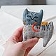 Заказать Подвеска интерьерная - игрушка "Турецкий кот". Saint Kitties. Ярмарка Мастеров. . Мягкие игрушки Фото №3
