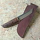 Нож "Ронин-1" танто 95х18 стаб.карелка. Ножи. НОЖЕЯР. Ярмарка Мастеров.  Фото №6