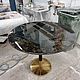 Заказать Круглый обеденный стол литьевой мрамор. Epoxy Stone Дизайнерские столы (epoxystone). Ярмарка Мастеров. . Столы Фото №3