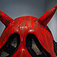 Маска Крика Ghost Face с рогами Дьявольская Killer Devil with Horns. Маски персонажей. Качественные авторские маски (Magazinnt). Ярмарка Мастеров.  Фото №6
