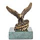 statuette eagle, eagle on stone, natural stone. Figurines. Bronzamini. My Livemaster. Фото №4