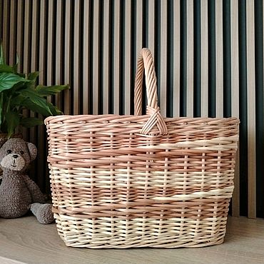 Дача и сад ручной работы. Ярмарка Мастеров - ручная работа Корзина плетеная. Handmade.