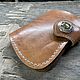 Кошелек-бабочка Шериф байкерский из кожи рыжий. Кошельки. Iron Arm Leatherworks (Екатерина). Ярмарка Мастеров.  Фото №5