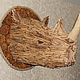 Голова носорога из веток и спилов, Маски интерьерные, Саранск,  Фото №1