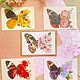 Эксклюзивный набор авторских открыток №2 с бабочками, Открытки, Сочи,  Фото №1