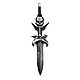 Sword. Dagger. SKULL pendant, pendant, keychain, accessory, Pendants, Zhukovsky,  Фото №1