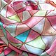 Batik handkerchief ' Fruit ice'. Shawls1. OlgaPastukhovaArt. My Livemaster. Фото №5