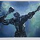 Зевс. Zeus (Real Steel) fan art, Картины, Москва,  Фото №1